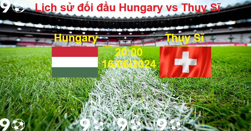 Lịch sử đối đầu Hungary vs Thụy Sĩ