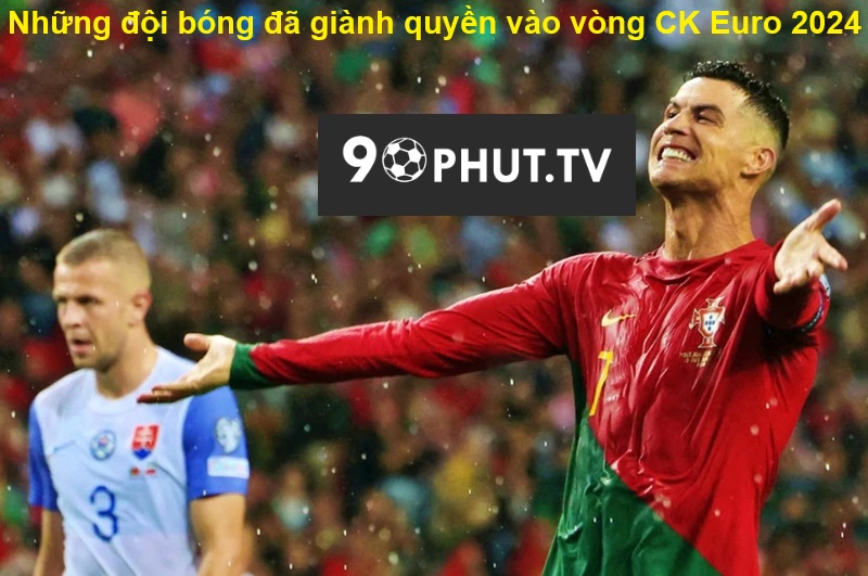 Những đội bóng đã giành quyền vào vòng CK Euro 2024
