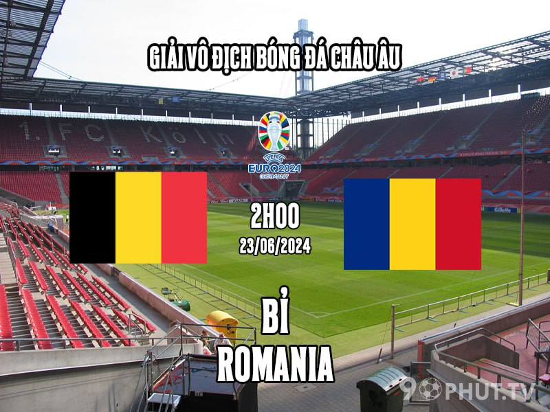 Soi kèo Bỉ vs Romania