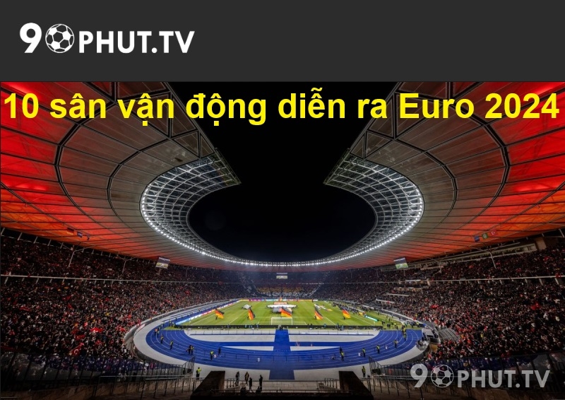 10 sân vận động Euro 2024