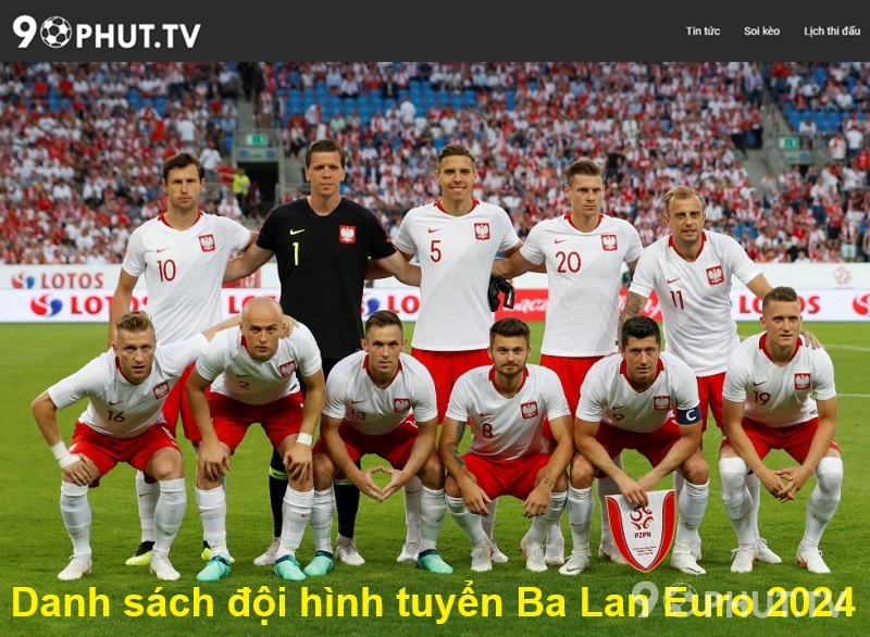 Danh sách đội hình tuyển Ba Lan Euro 2024