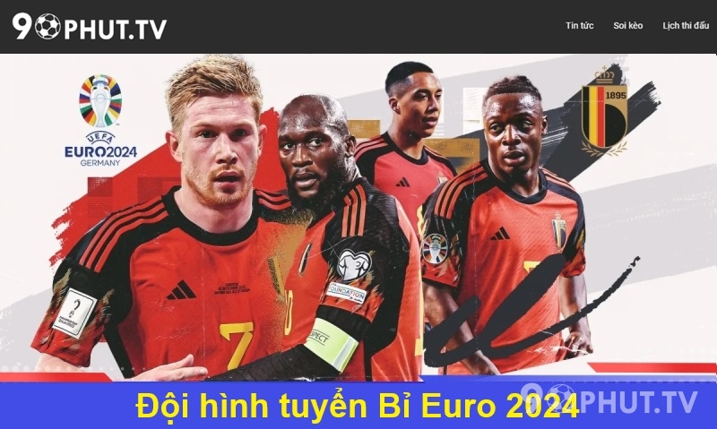 Đội hình tuyển Bỉ Euro 2024