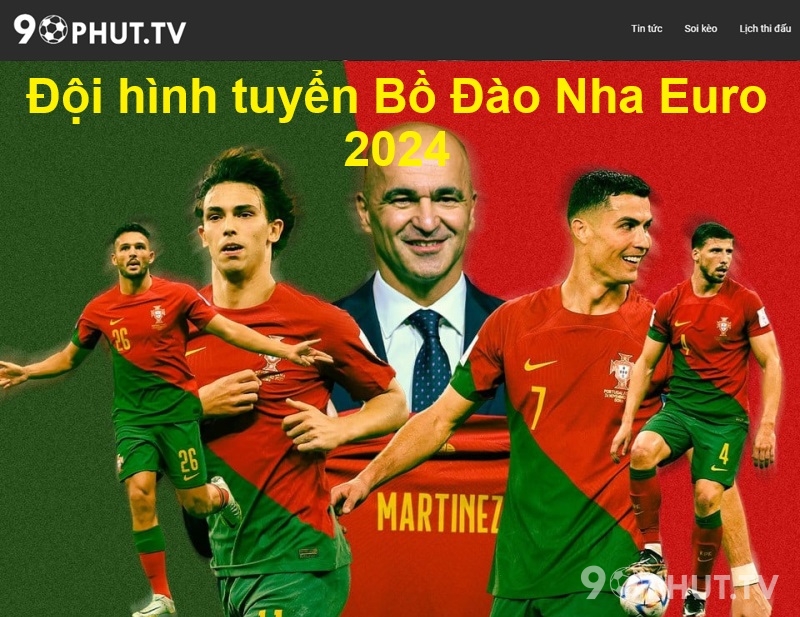 Đội hình tuyển Bồ Đào Nha Euro 2024