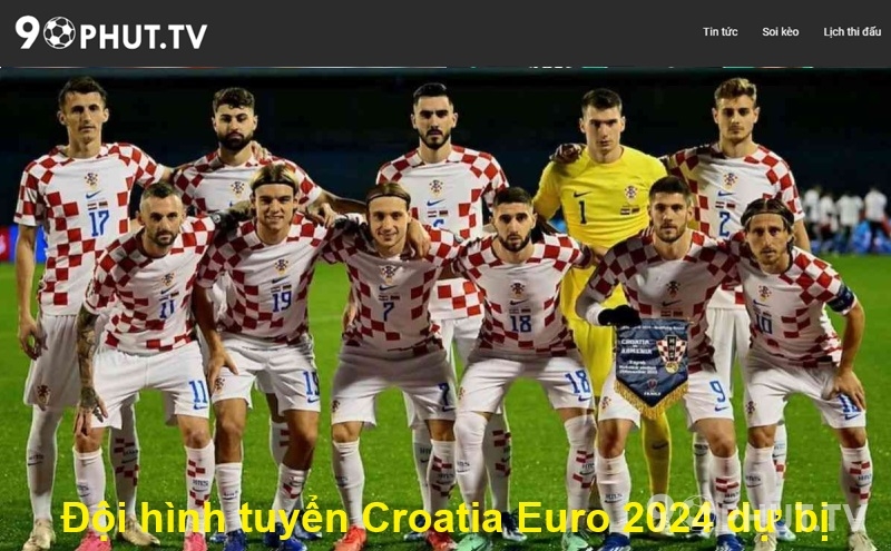 Đội hình tuyển Croatia Euro 2024 dự bị cập nhật