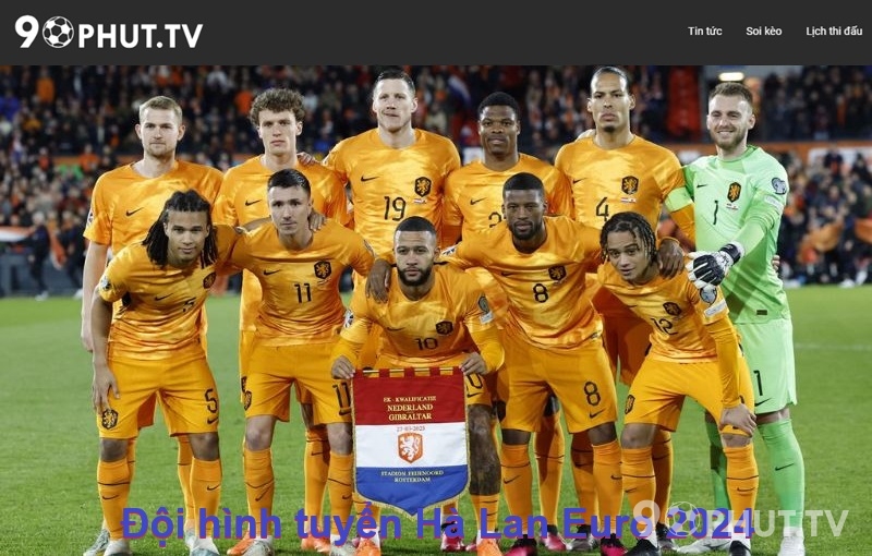 Đội hình tuyển Hà Lan Euro 2024