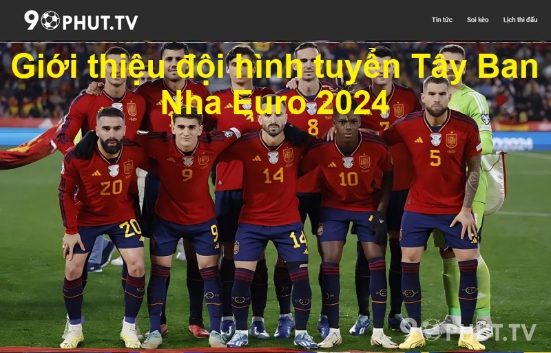 Giới thiệu đội hình tuyển Tây Ban Nha Euro 2024
