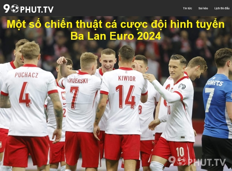 Một số chiến thuật cá cược đội hình tuyển Ba Lan Euro 2024