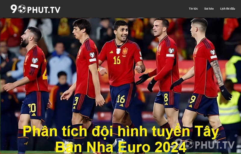 Phân tích đội hình tuyển Tây Ban Nha Euro 2024