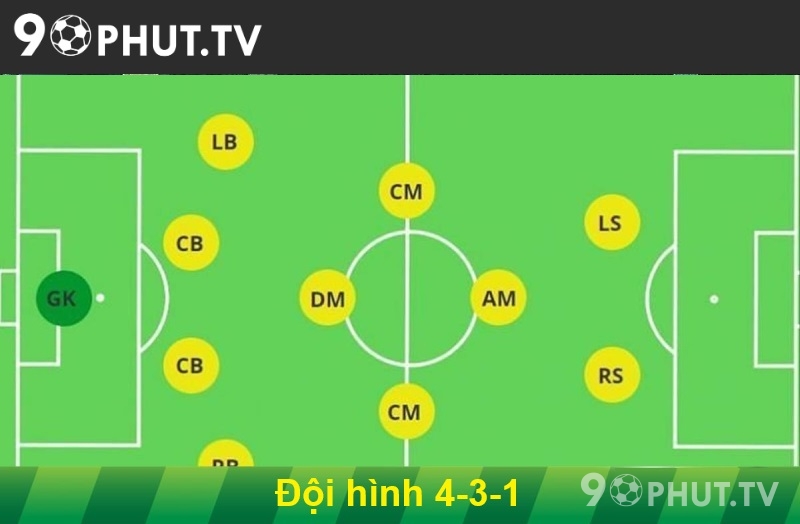 Đội hình 4-3-1