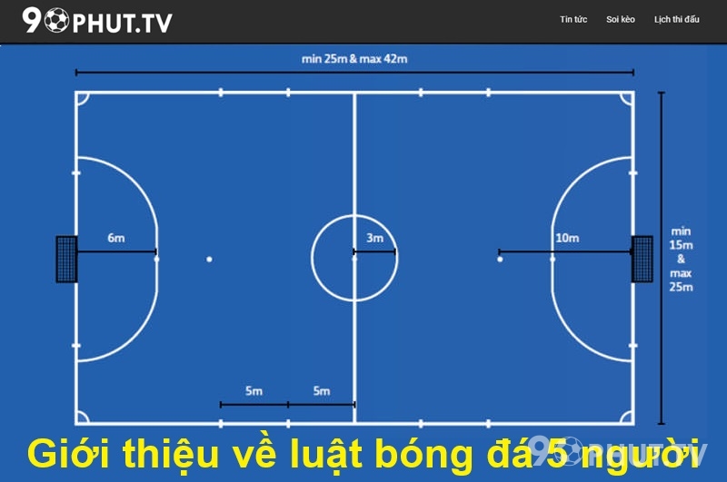 Giới thiệu về luật bóng đá 5 người
